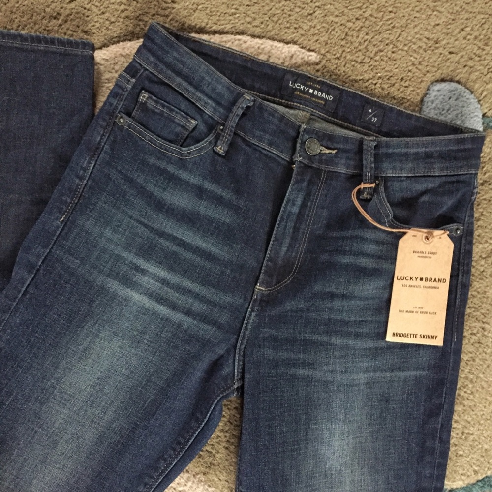 🍀Lucky Brand Bridgette High Rise Skinny Jeans